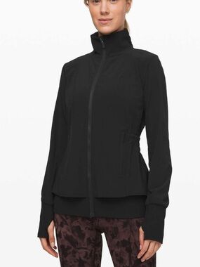 Lululemon Sights Seen Jacket Black Size 4 Excellent